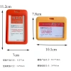 High-quality work ID card, student double-sided flip hard card holder, sliding cover protective case, work ID card, student name card holder Item Picture